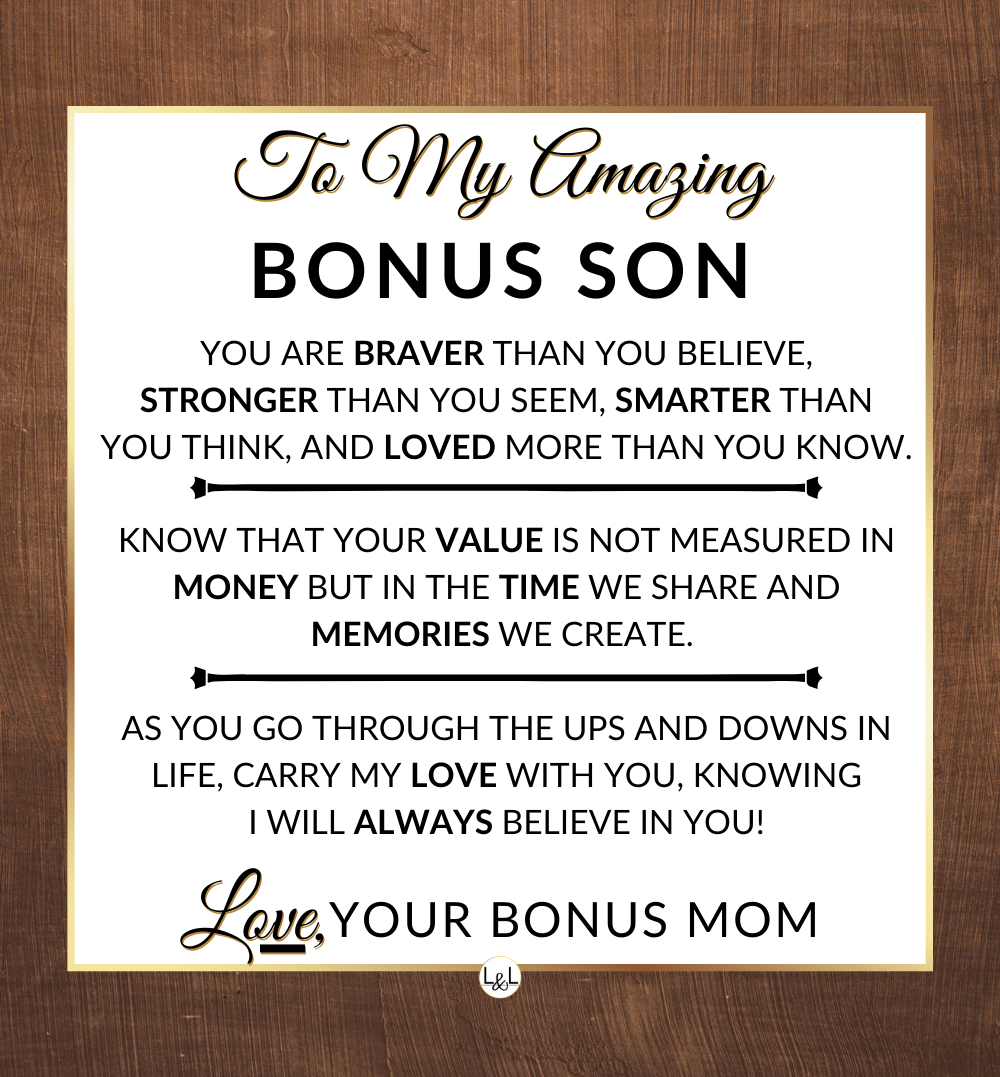 Carry My Love With You - Openwork Skeleton Watch + LED Watch Box - Gift For Bonus Son From Bonus Mom - Liliana and Liam