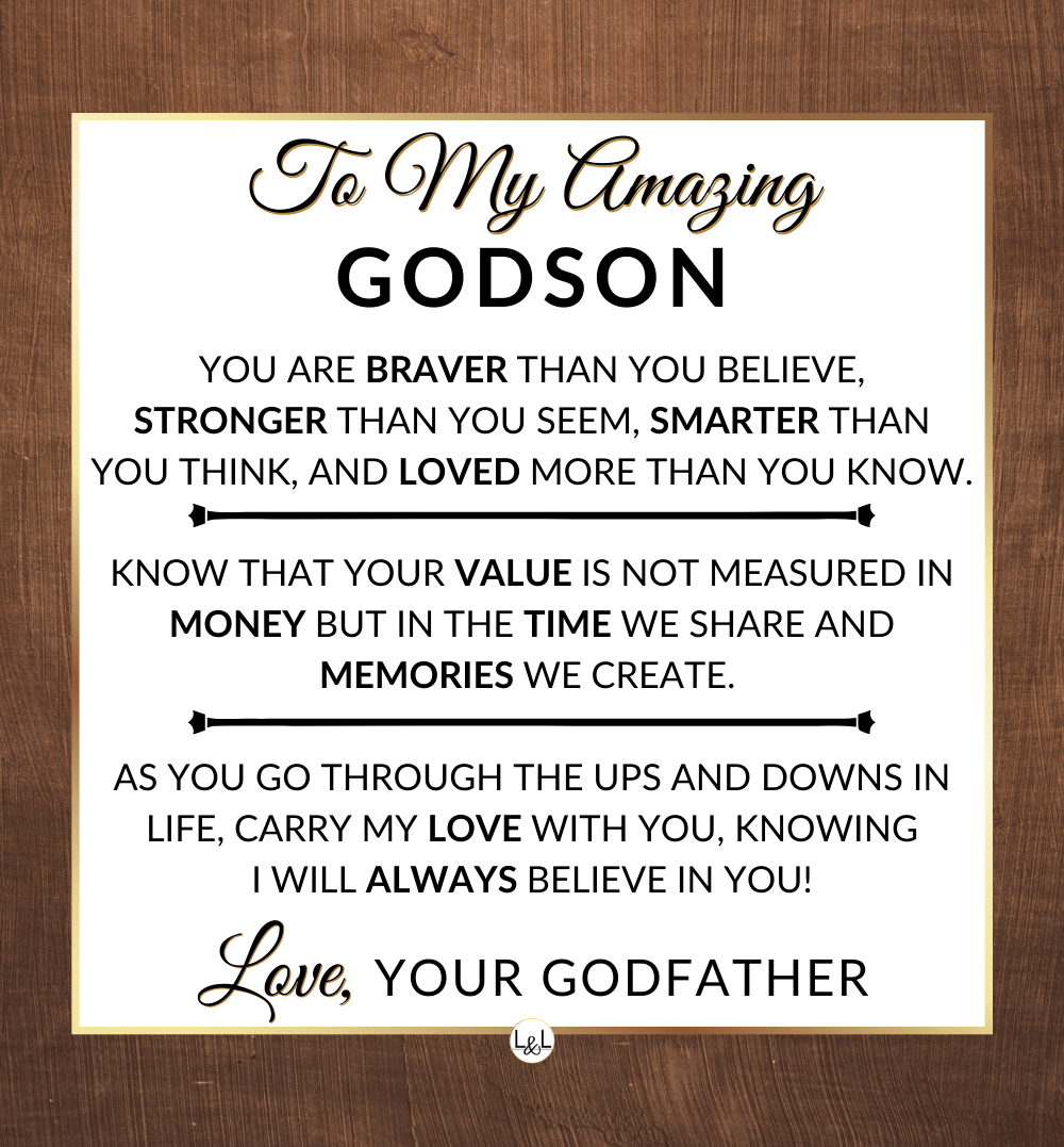 Carry My Love With You - Openwork Skeleton Watch + LED Watch Box - Gift For Godson From Godfather - Liliana and Liam