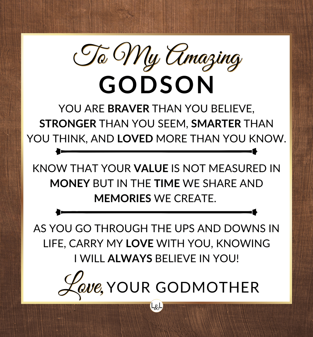Carry My Love With You - Openwork Skeleton Watch + LED Watch Box - Gift For Godson From Godmother - Liliana and Liam