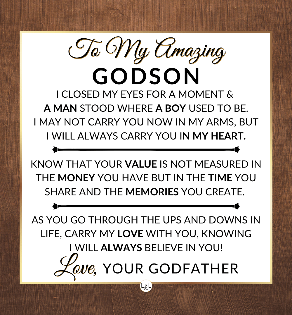 I Closed My Eyes - Openwork Skeleton Watch + LED Watch Box - Gift For Godson From Godfather - Liliana and Liam