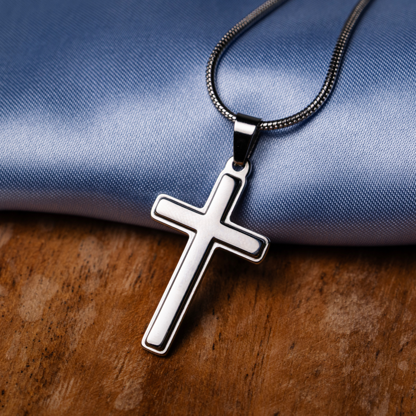 Numbers 6:24-26 - Christian Cross Pendant Necklace - Gift For Grandson