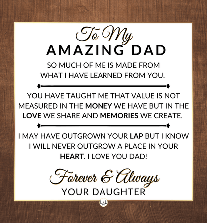 A Place In Your Heart - Openwork Skeleton Watch + LED Watch Box - Gift for Dad - Liliana and Liam