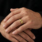 Non-Message Card Engraved Men's Ring