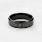 Non-Message Card Engraved Men's Ring