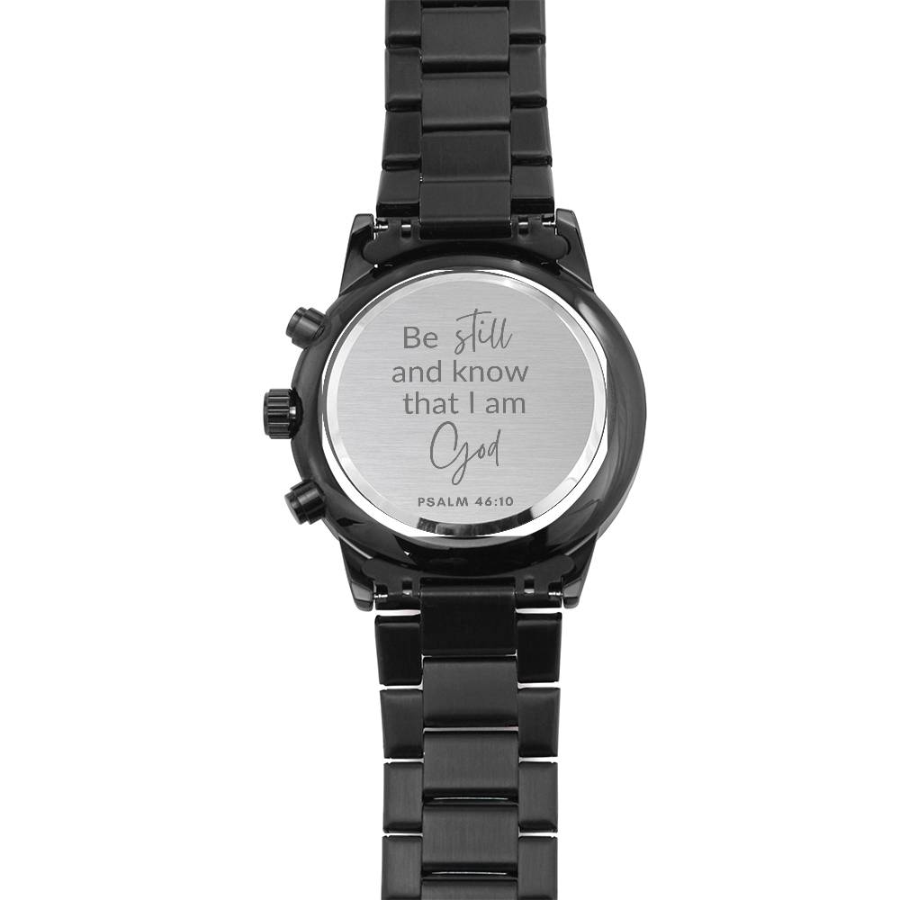 Christian Watch - Be Still And Know - Great Gift For Christmas, Birthday, Confirmation, or A Baptism