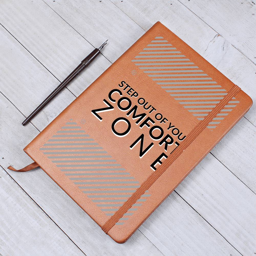 Step Out - Inspirational Leather Journal - Encouragement, Birthday or Christmas Gift