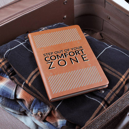 Step Out - Custom Leather Journal - Inspirational Notebook - Liliana and Liam