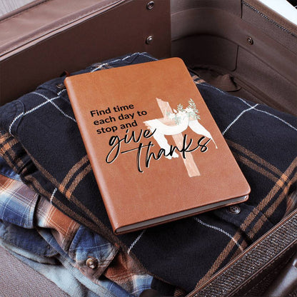 Gratitude Journal - Custom Leather Journal - Inspirational Notebook - Liliana and Liam