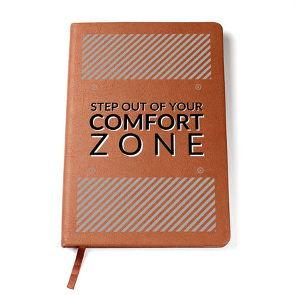 Step Out - Custom Leather Journal - Inspirational Notebook - Liliana and Liam