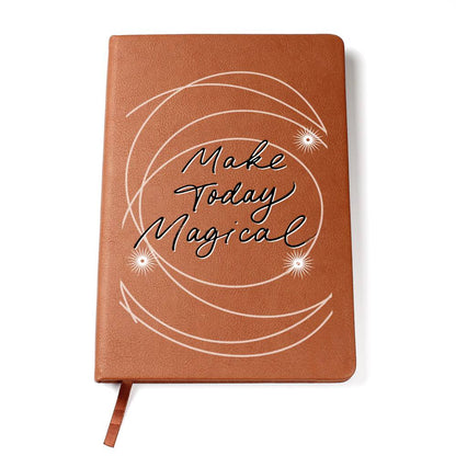Magical - Custom Leather Journal - Inspirational Notebook - Liliana and Liam