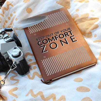 Step Out - Custom Leather Journal - Inspirational Notebook - Liliana and Liam