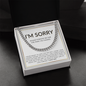 I Am Sorry Cuban Link Chain