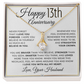 13th Anniversary Gift for Wife - Straighten Your Crown Necklace