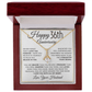 36th Anniversary Gift For Wife - Anniversary Gift Idea For Your Wife - Drop Pendant Necklace + Heartfelt Anniversary Message