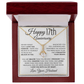 17th Anniversary Gift - Drop Pendant Necklace - Husband to Wife - Liliana and Liam