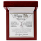 13th Anniversary Gift for Wife - Straighten Your Crown Necklace