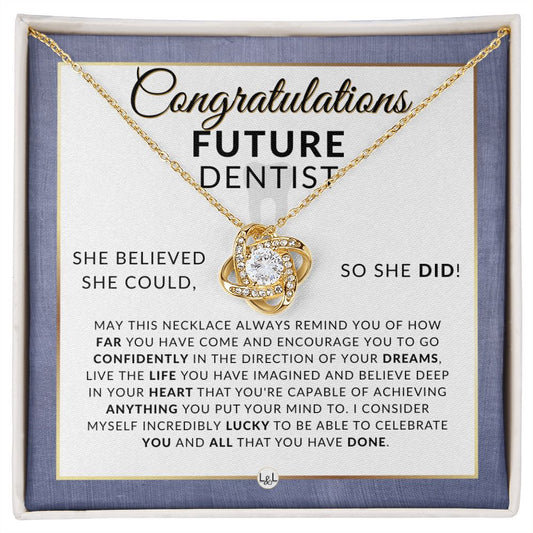 Celebrate Acceptance into Dental School - 2024 Dental School Acceptance Gift Idea For Her