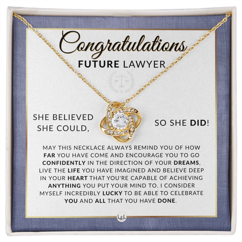 Congratulations On Your Law School Acceptance - 2024 Graduation Gift Idea For Future Lawyer