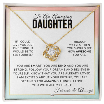 Daughter Gift - With All My Heart - Meaningful Gift For Her Birthday, Christmas or For Graduation - Liliana and Liam