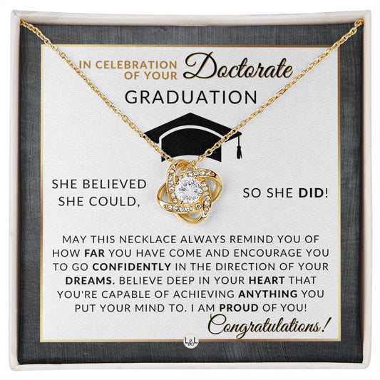 Doctorate Graduation Gift For Her - 2024 Graduation Gift Idea For Her