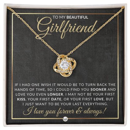 Special Gift For Girlfriend - Pendant Necklace - Sentimental and Romantic Christmas Gift, Valentine's Day, Birthday or Anniversary Present - Liliana and Liam