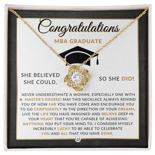 MBA Graduate Gift For Her - 2024 Graduation Gift Idea For Her