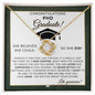 PhD Grad Gifts For Her Meaningful Milestone Necklace - Perfect Grad Gift For Completing Her Doctorate - Liliana and Liam