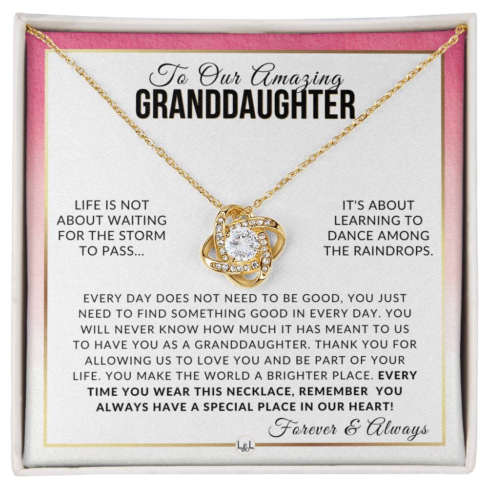 Gift For Our Granddaughter - Dance - Meaningful Granddaughter Gift For Her Birthday, Christmas or For Graduation - Liliana and Liam