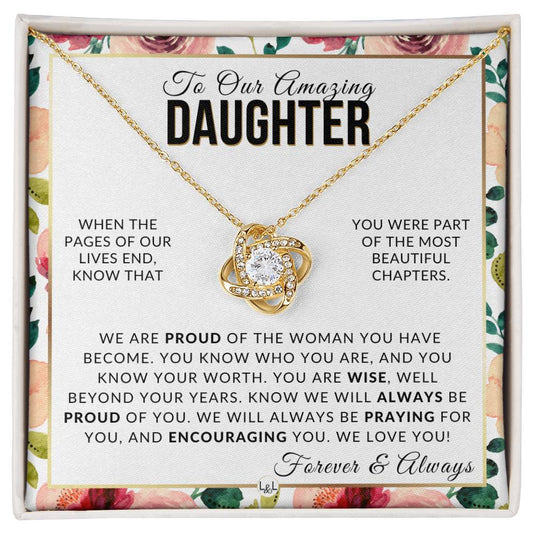 Gift For Our Daughter - The Best Part - Meaningful Gift For Her Birthday, Christmas or For Graduation - Liliana and Liam