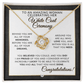 White Coat Ceremony Necklace for the Aspiring Medical Professional - Graduation Necklace - Liliana and Liam