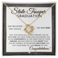 State Trooper Graduation Gifts For Her, New Female Police Officer, Law Enforcement Officer - Meaningful Milestone Necklace