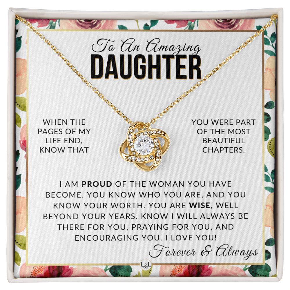 Daughter Gift - The Best Part - Meaningful Gift For Her Birthday, Christmas or For Graduation - Liliana and Liam