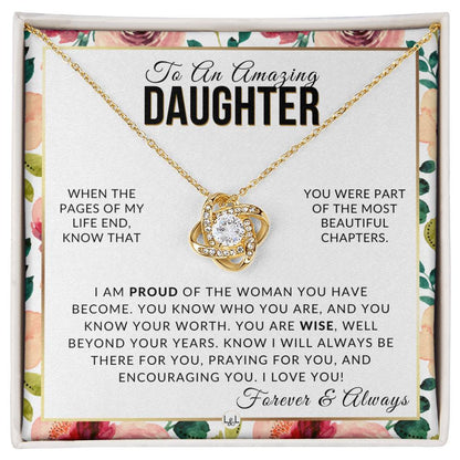 Daughter Gift - The Best Part - Meaningful Gift For Her Birthday, Christmas or For Graduation - Liliana and Liam