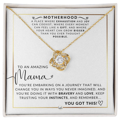 Amazing Mama - Beautiful Pendant Necklace To Celebrate Mom - Great Birthday, Mother's Day or Christmas Gift Idea For Her - Liliana and Liam