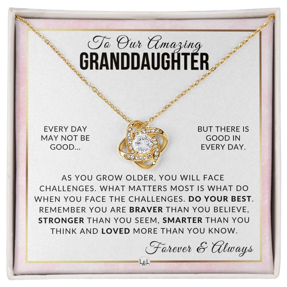 Gift For Our Granddaughter - Your Best - Meaningful Granddaughter Gift For Her Birthday, Christmas or For Graduation - Liliana and Liam