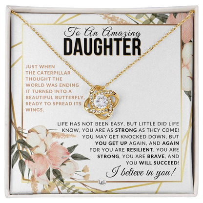 Daughter Gift - Spread Your Wings - Meaningful Gift For Her Birthday, Christmas or For Graduation - Liliana and Liam