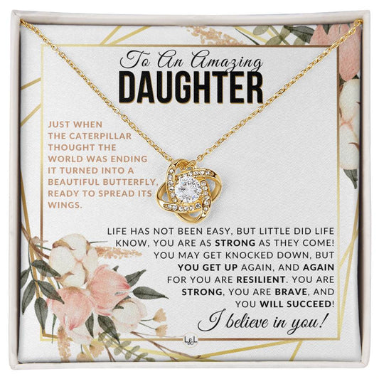 Daughter Gift - Spread Your Wings - Meaningful Gift For Her Birthday, Christmas or For Graduation - Liliana and Liam