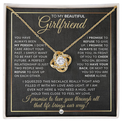Heartfelt Gift For Girlfriend - Pendant Necklace - Sentimental and Romantic Christmas Gift, Valentine's Day, Birthday or Anniversary Present - Liliana and Liam