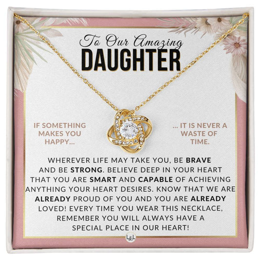 Gift For Our Daughter - Special Place In My Heart - Meaningful Gift For Her Birthday, Christmas or For Graduation - Liliana and Liam