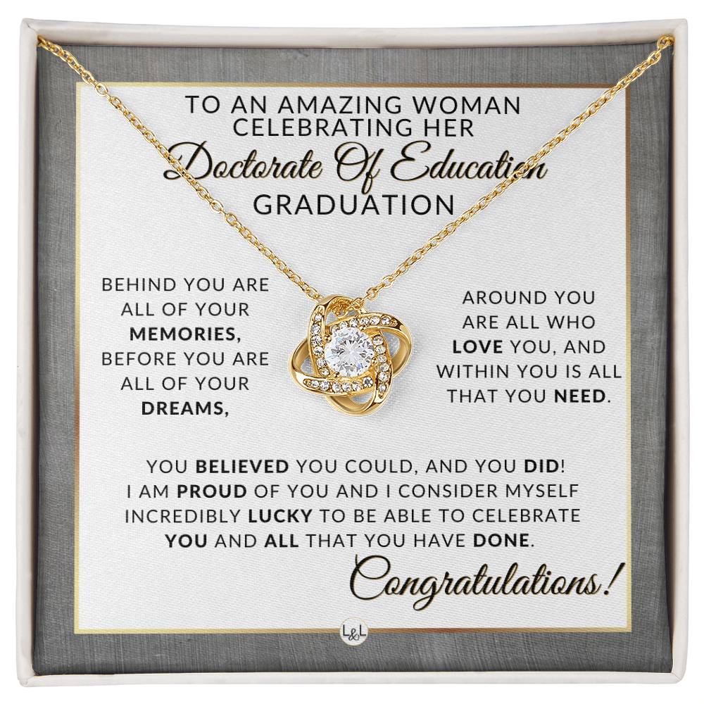 Doctorate of Education Gift - EDD Graduation Gift Idea For Her - 2024 Graduation Gift Idea For Her - Liliana and Liam