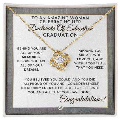 Doctorate of Education Gift - EDD Graduation Gift Idea For Her - Graduation Gift Idea For Her - Liliana and Liam