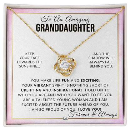 Granddaughter Gift - Stay True - Meaningful Granddaughter Gift For Her Birthday, Christmas or For Graduation - Liliana and Liam