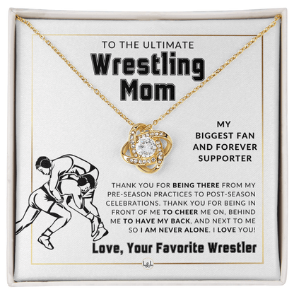 Wrestling Mom Gift - Sports Mom Gift Idea - Great For Mother's Day, Christmas, Her Birthday, Or As An End Of Season Gift - Liliana and Liam