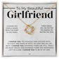 My Beautiful Girlfriend - I Choose You - Thoughtful and Romantic Gift for Her - Soulmate Necklace - Christmas, Valentine's