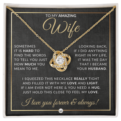 Surprise Gift For Wife - Pendant Necklace - Sentimental and Romantic Gift
