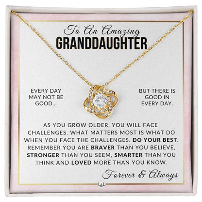Granddaughter Gift - Your Best - Meaningful Granddaughter Gift For Her Birthday, Christmas or For Graduation - Liliana and Liam