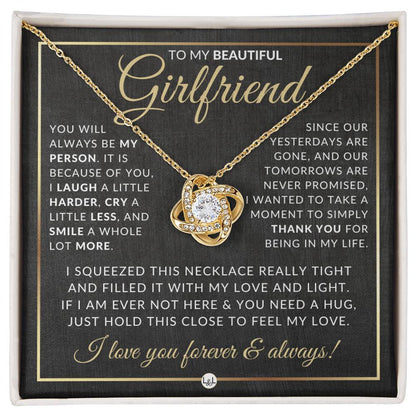 Gift For Girlfriend - Pendant Necklace - Sentimental and Romantic Christmas Gift, Valentine's Day, Birthday or Anniversary Present - Liliana and Liam