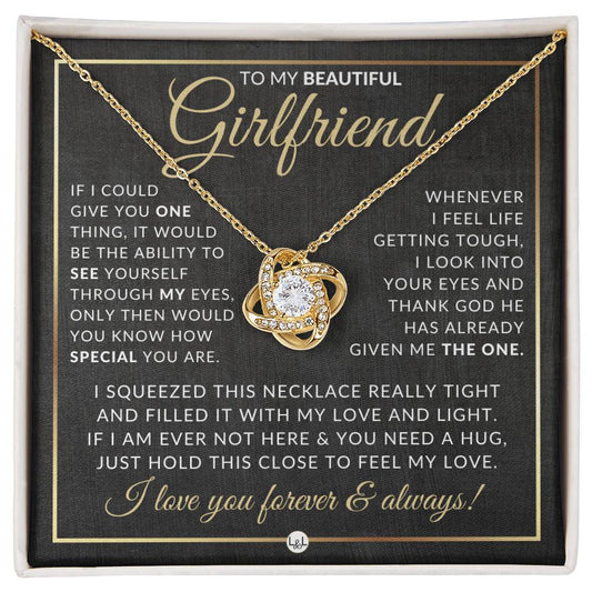 Gift Idea For Girlfriend Who Has Everything - Pendant Necklace - Sentimental and Romantic Christmas Gift, Valentine's Day, Birthday or Anniversary Present