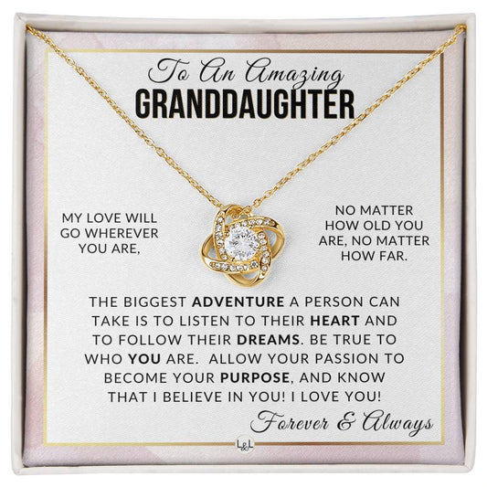 Granddaughter Gift - Passion to Purpose - Meaningful Granddaughter Gift For Her Birthday, Christmas or For Graduation