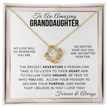 Granddaughter Gift - Passion to Purpose - Meaningful Granddaughter Gift For Her Birthday, Christmas or For Graduation - Liliana and Liam